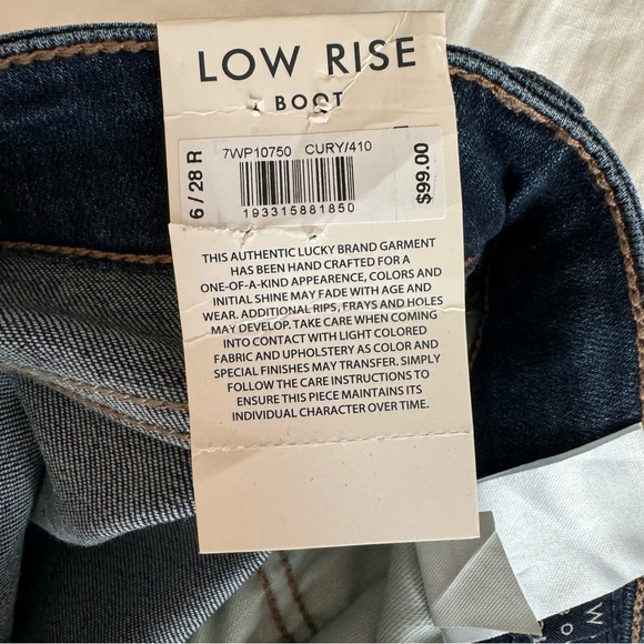 Lucky Brand Lolita Low Rise Boot Jeans - Picture 2 of 7